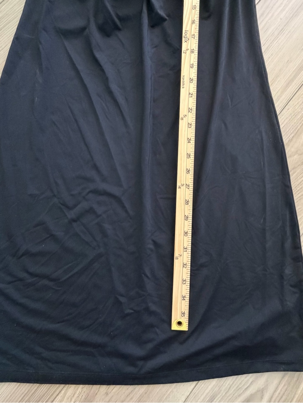 Athleta Kokomo Black Halter Neck Swim Dress/Coverup Adjustable Strap Knee Length - Picture 6 of 7